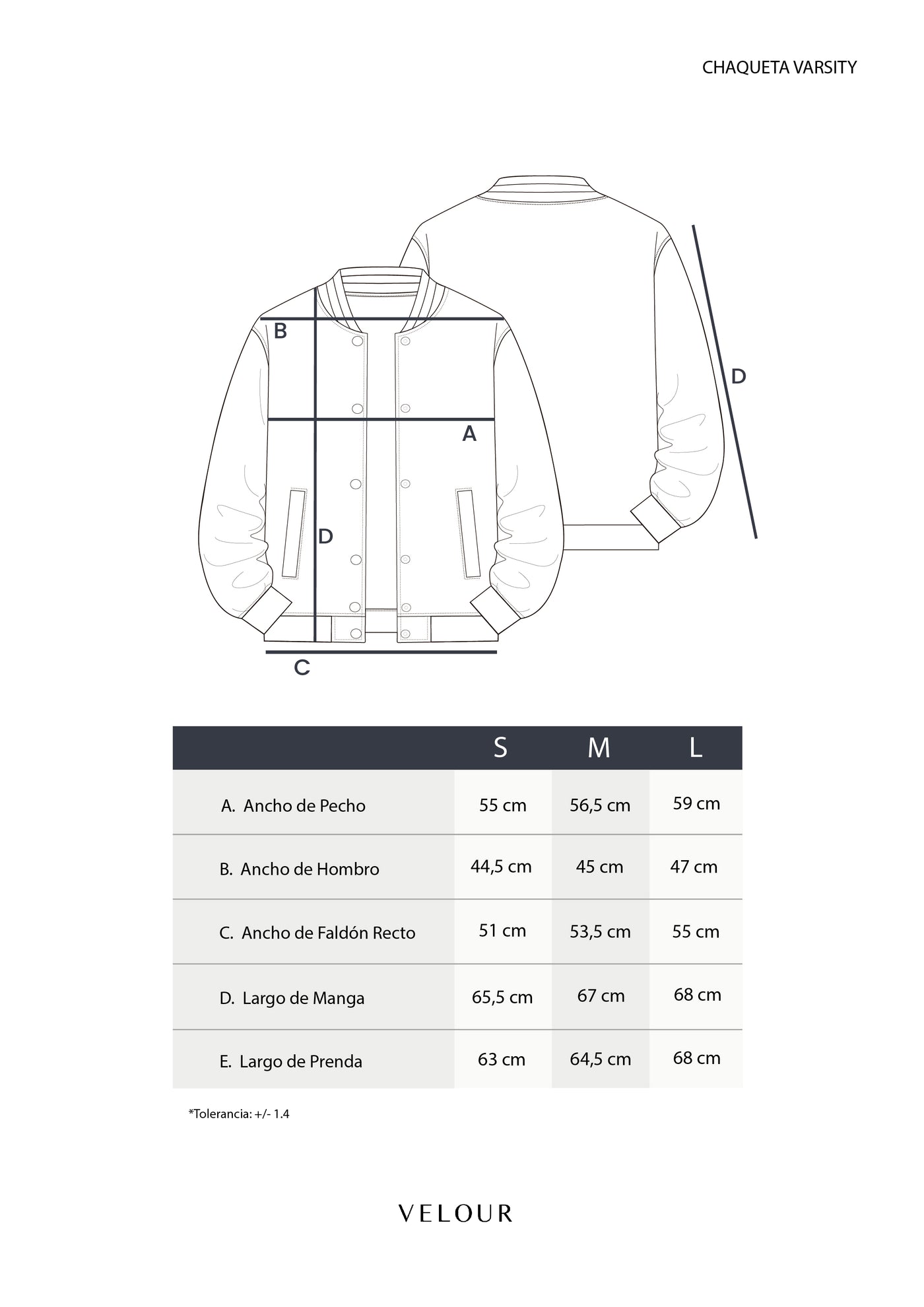 CHAQUETA VARSITY MEDIEVAL BLUE