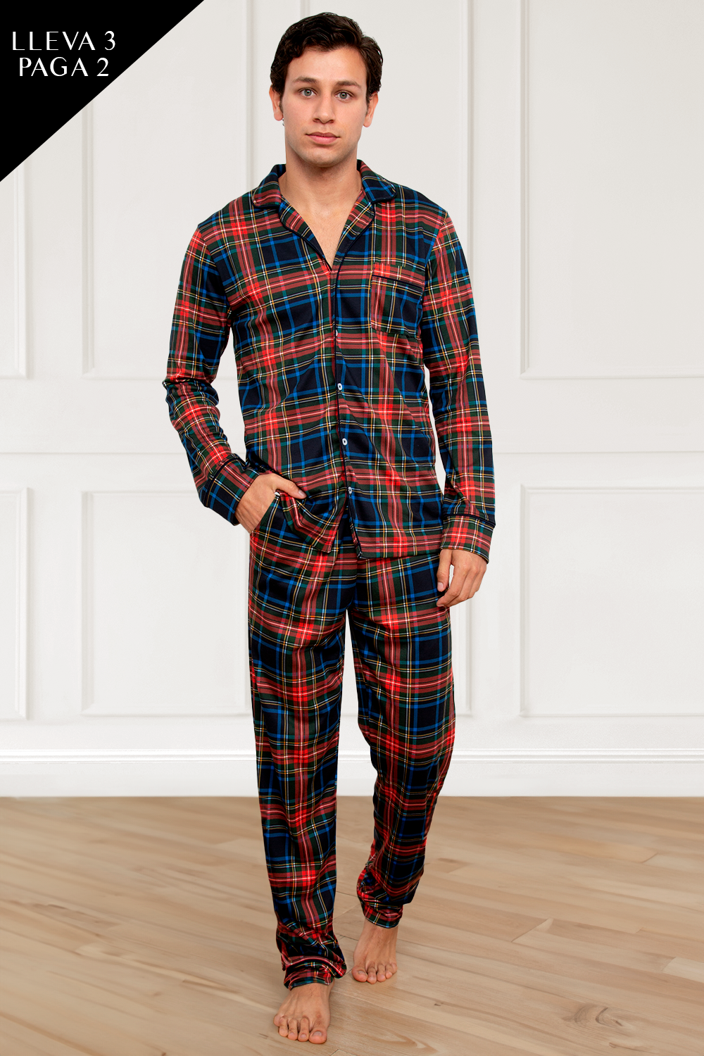 Pijama Tartán Men | Red Print
