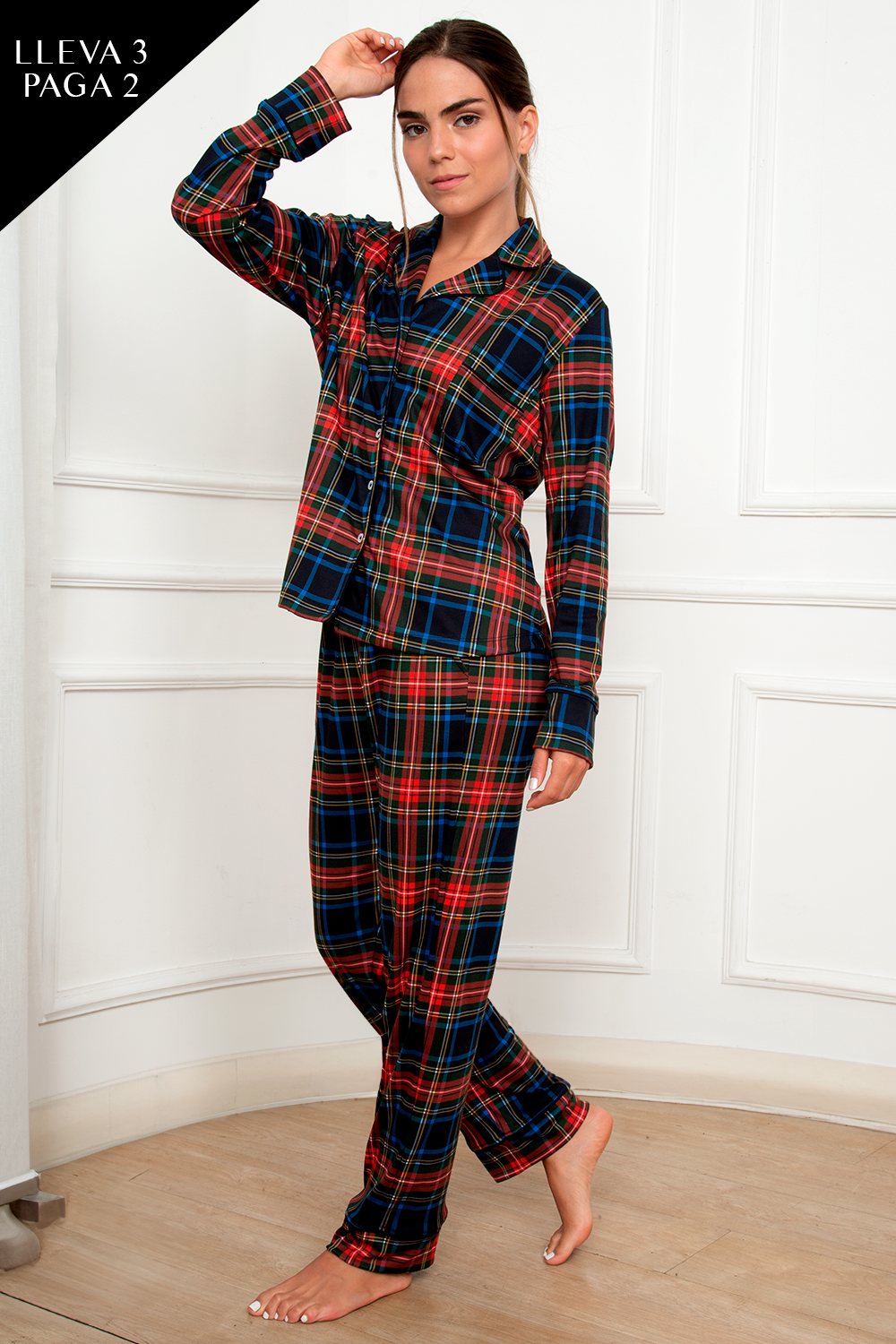 Pijama Tartán Women | Red Print