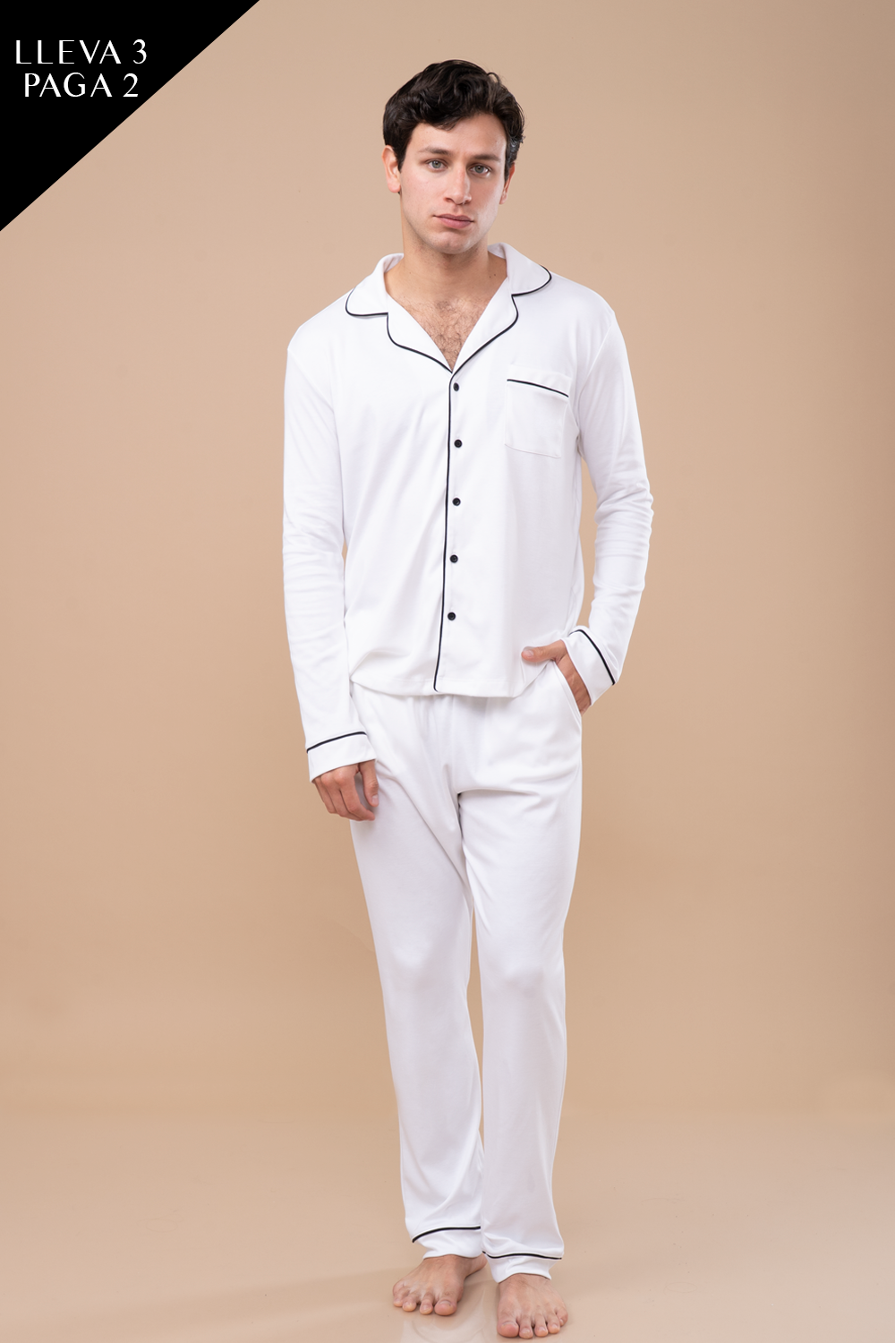 Pijama Classic Men | White