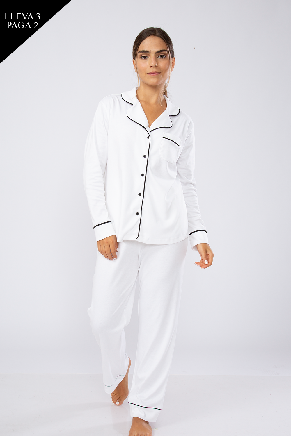 Pijama Classic Women | White