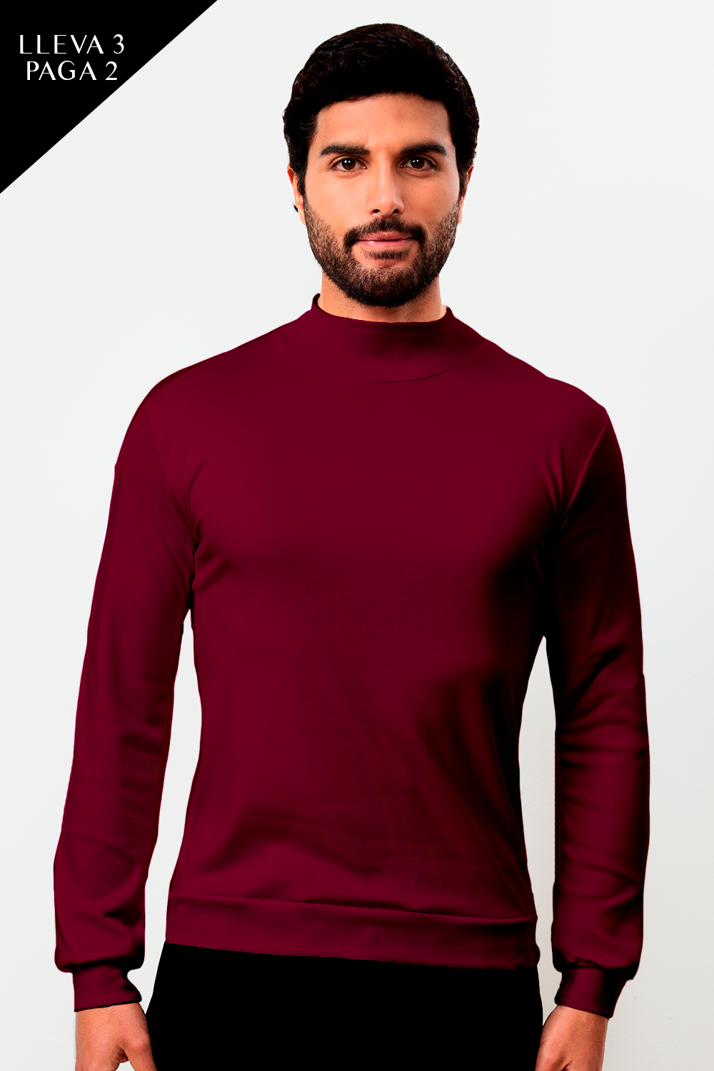 High Neck Men ML - Wine