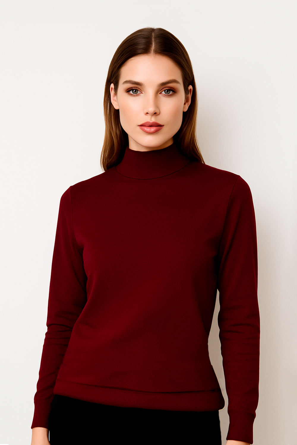 High Neck Women ML - Wine