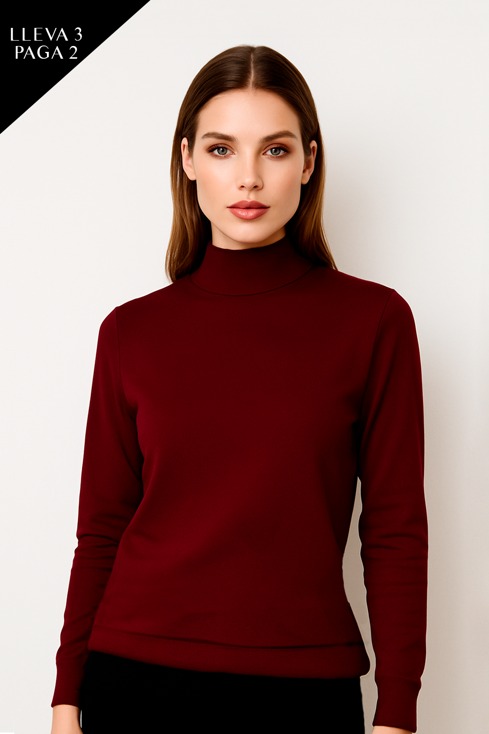 High Neck Women ML - Wine