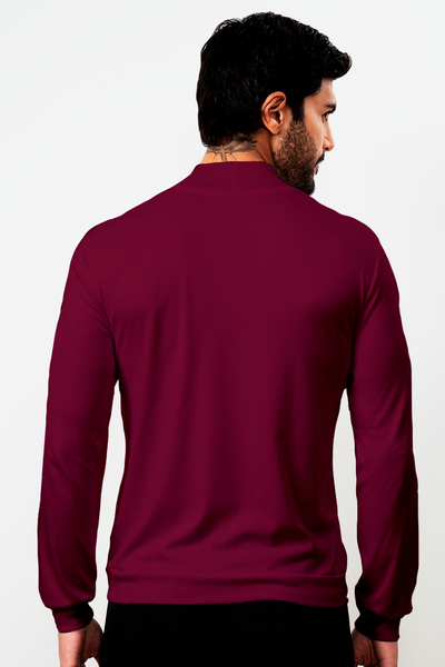 High Neck Men ML - Wine