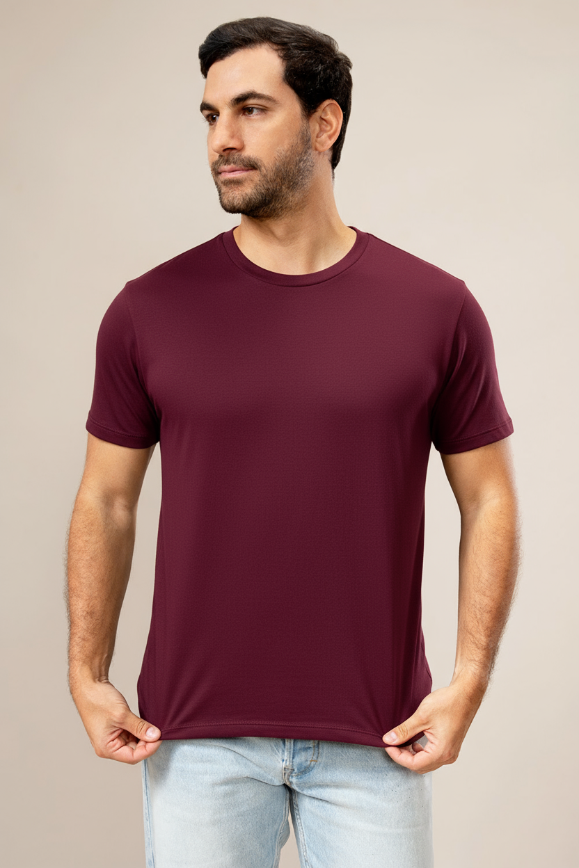 T-shirts Crew Lightweight Men | Wine