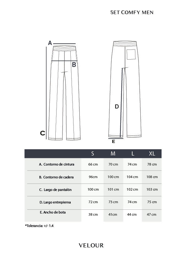 Pantalón Comfy Men Marine