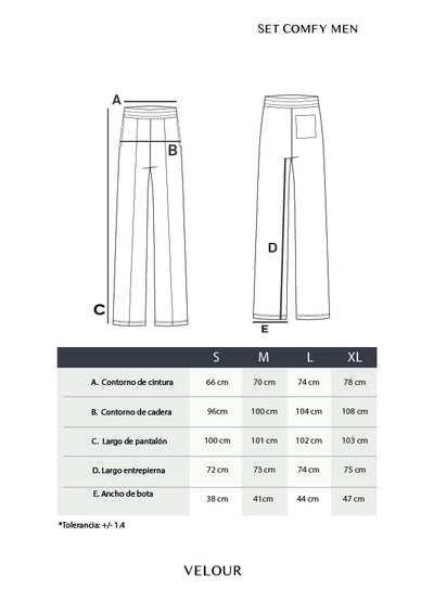 Pantalón Comfy Men Tabaco