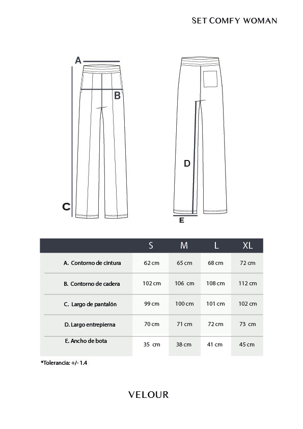 Pantalón Comfy Women Croissant