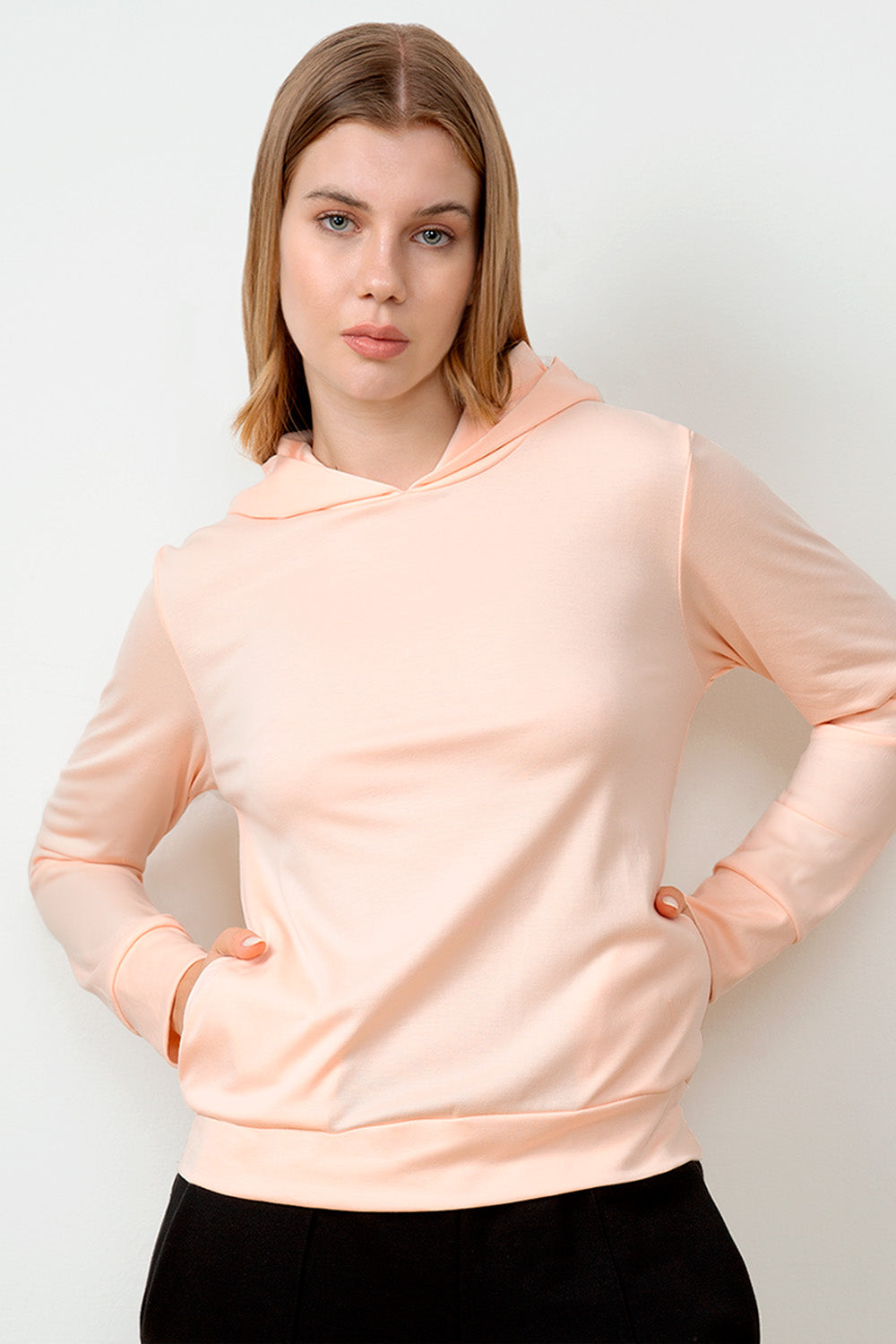 LIGHT HOODIE WOMEN - CERESIER PINK