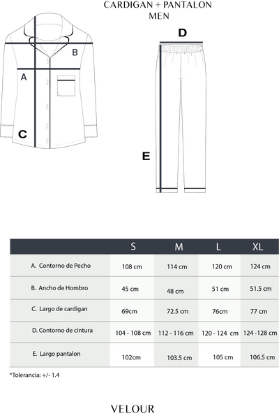 Set Pijama Sky Striped Men