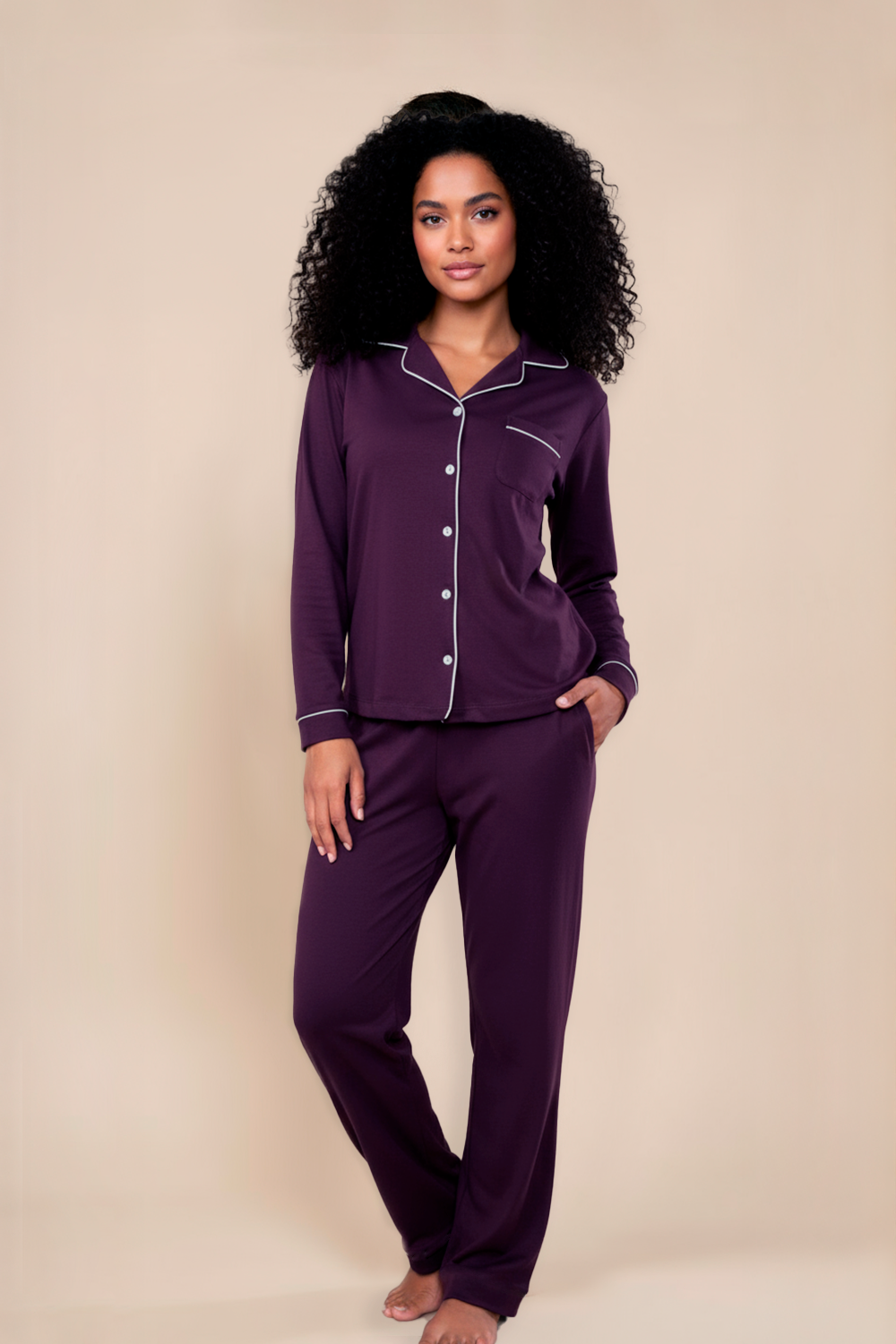 Pijama Classic Women | Purple