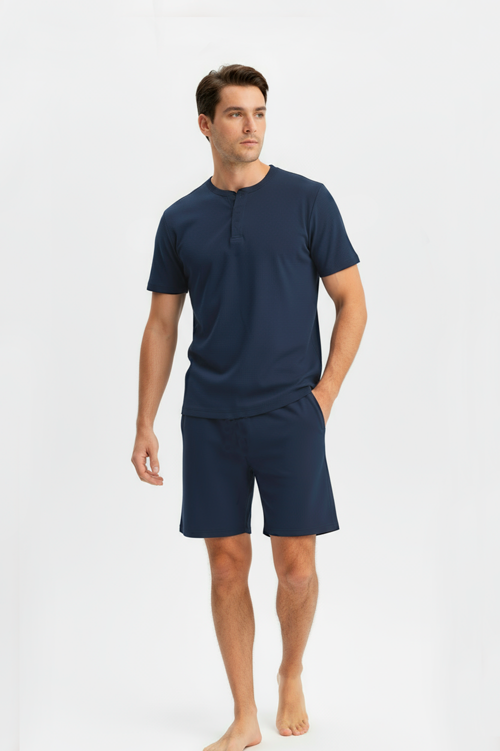 Set Pijama Waffle Men | Navy