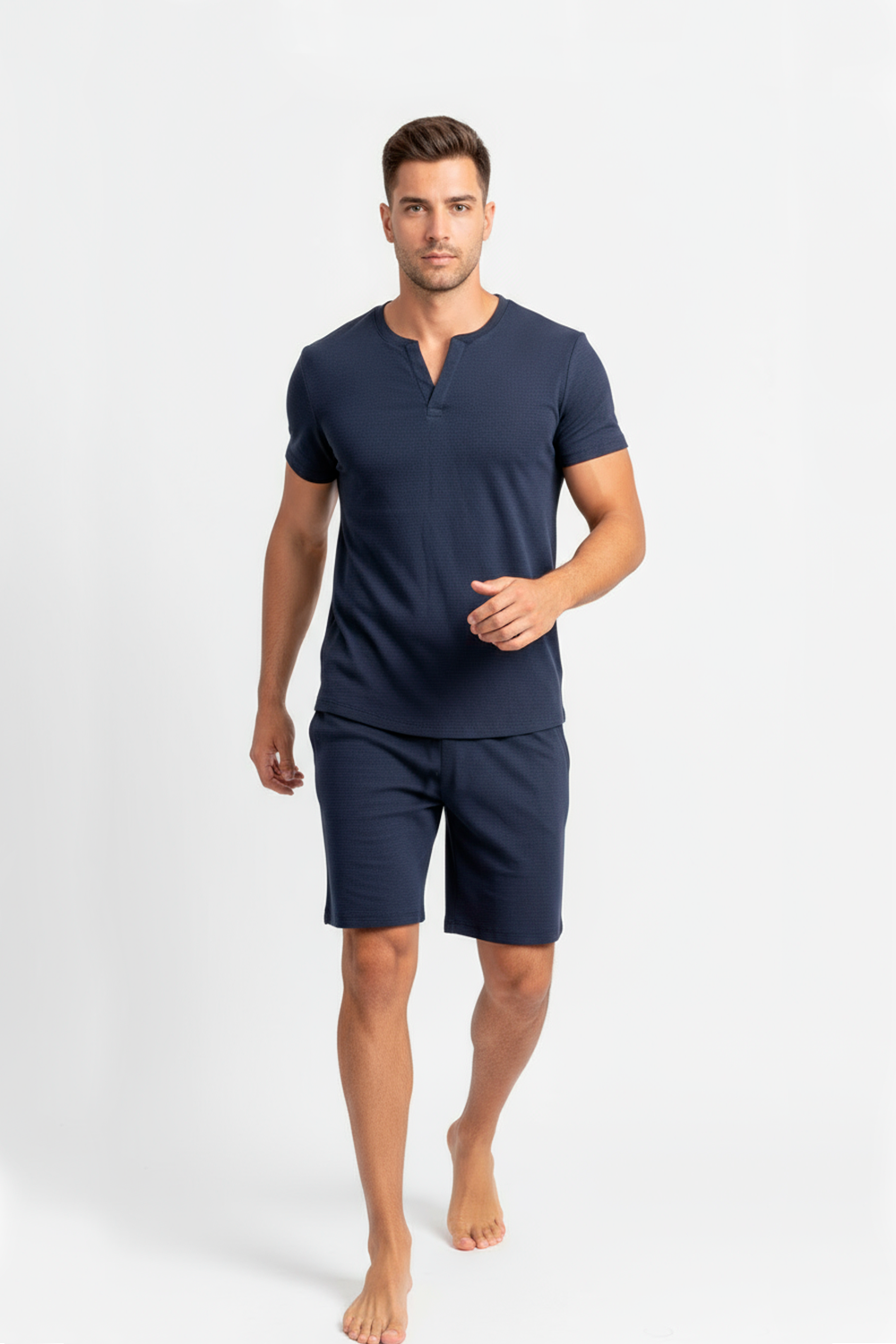 Set Pijama Waffle Men | Navy