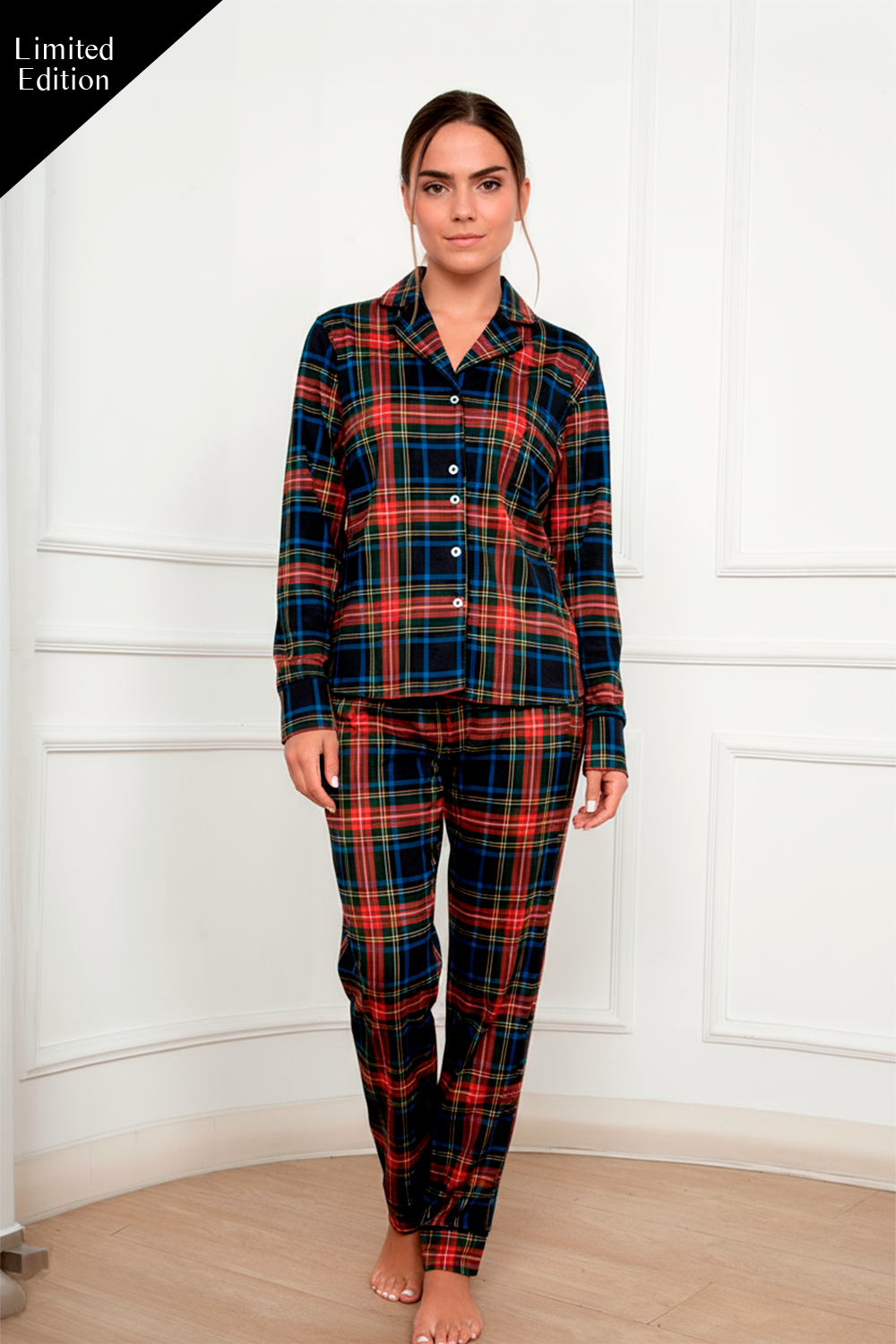 Pijama Tartan Women | Red Print