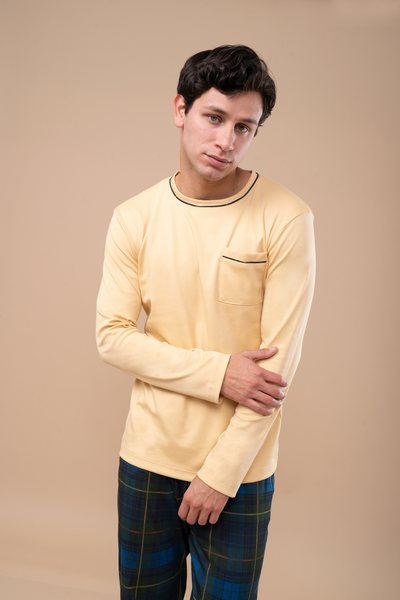 Pijama Tartan Men | Semi Print Green