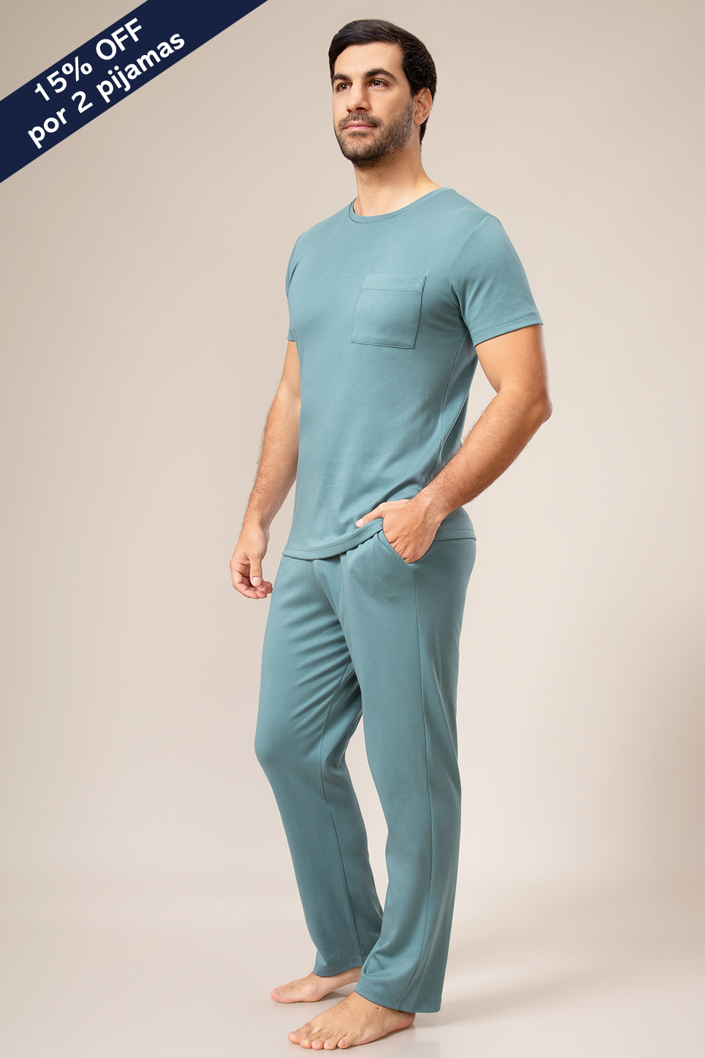 Pijama Essential Men - Pale Spruce