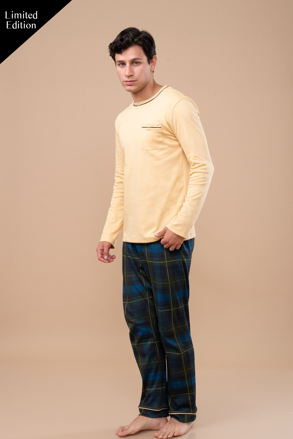 Pijama Tartan Men | Semi Print Green