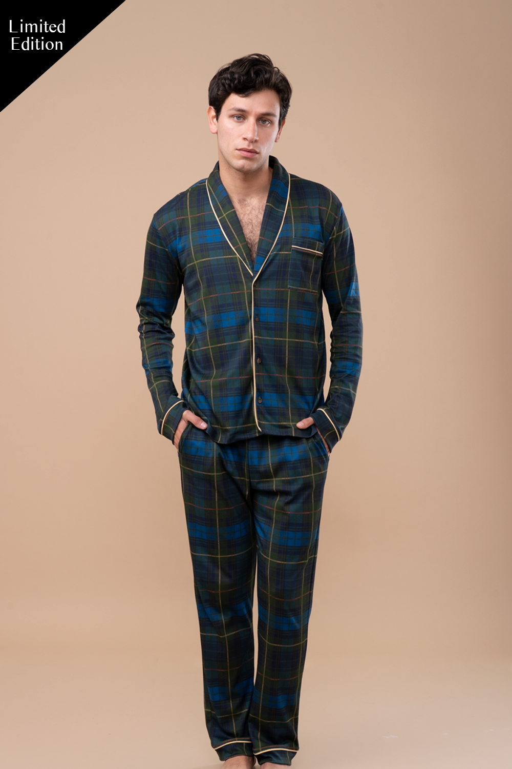 Pijama Tartán Men | Green Print