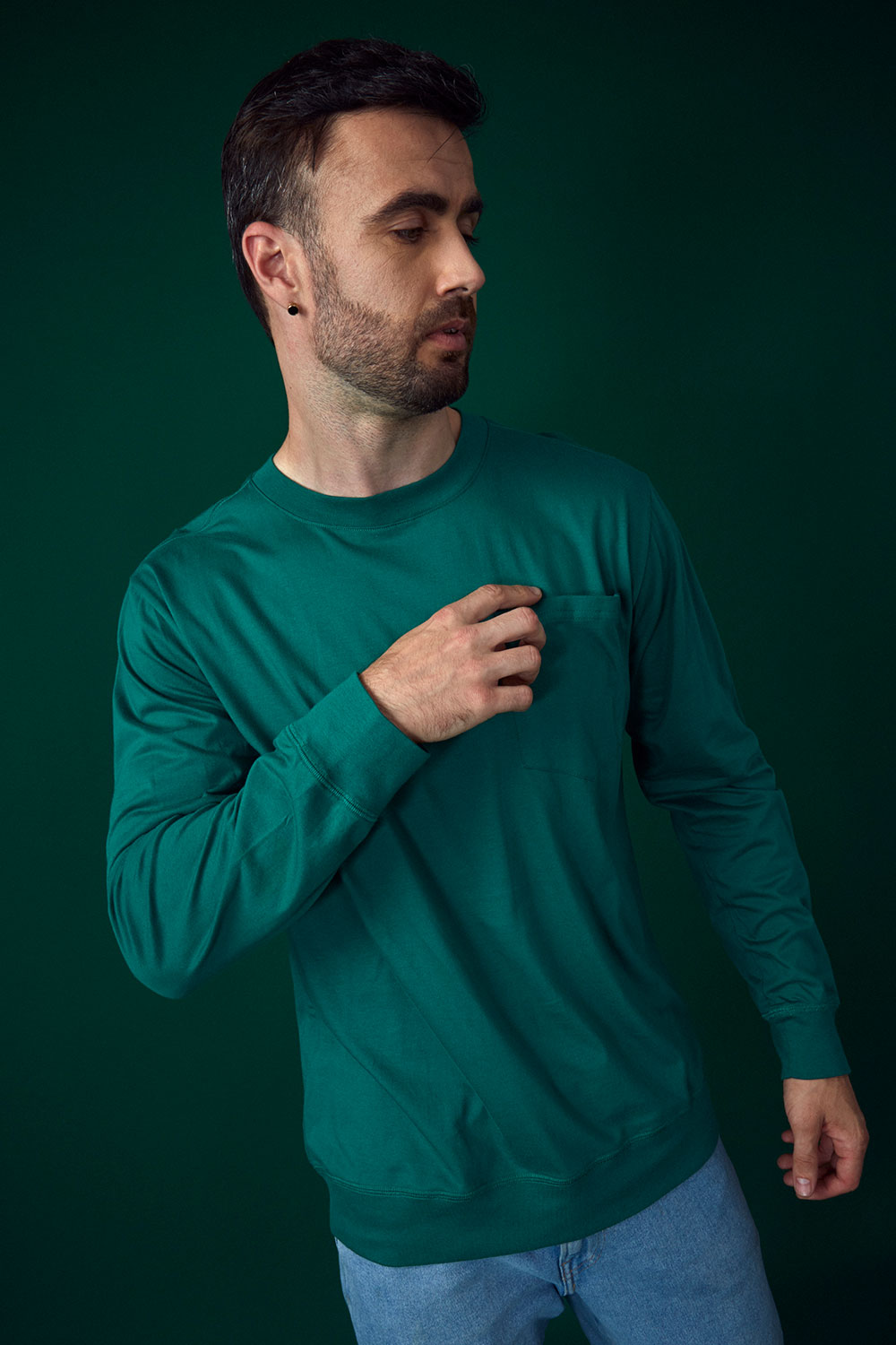 POLO M/L RELAX FIT EVERGREEN