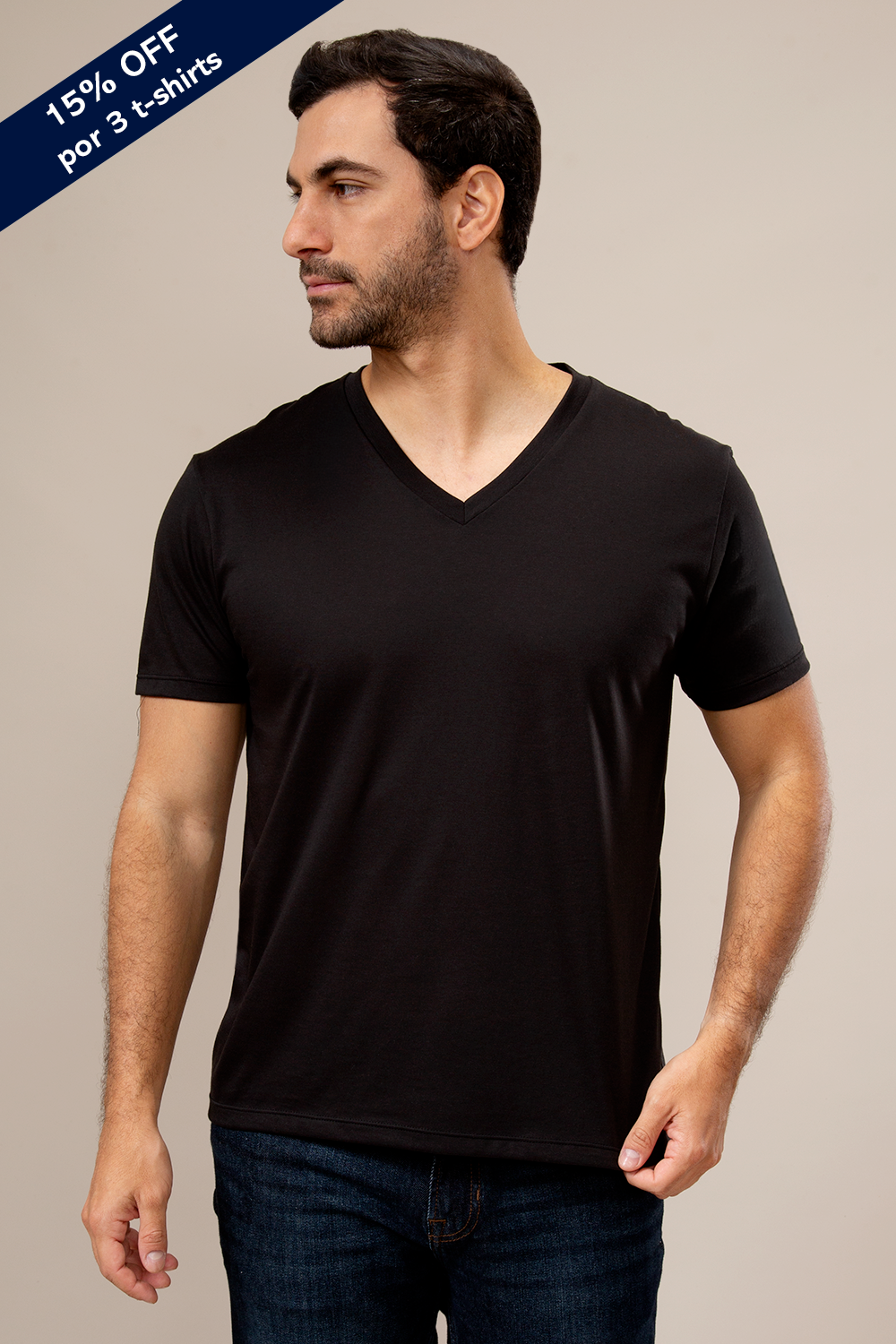 T-shirts V Lightweight M - Black