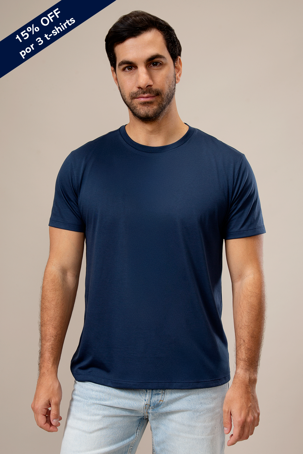 T-shirts Crew Lightweight M - Marine