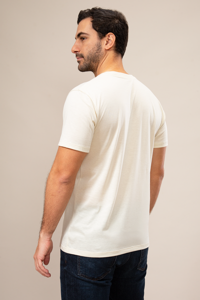 T-shirts V Lightweight M - Bone White