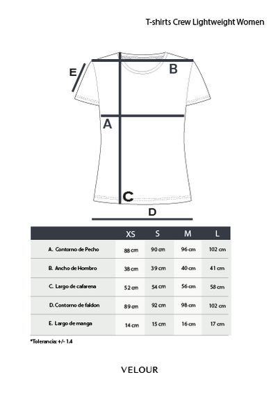 T-shirts Crew Lightweight Women - Geode
