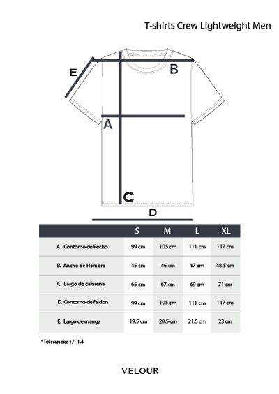 T-shirts Crew Lightweight Men - Marine