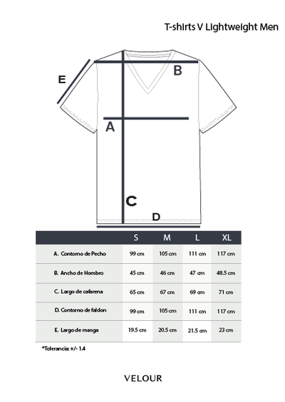 T-shirts V Lightweight Men - Oatmeal