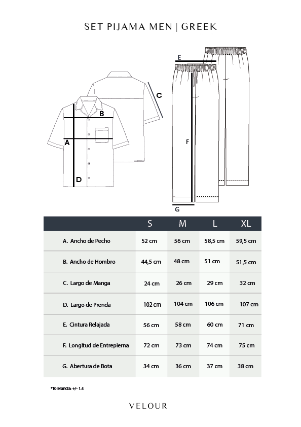 Set Pijama Men | Greek