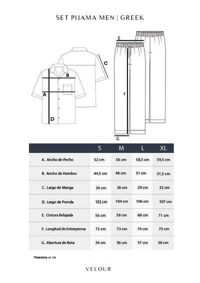 Set Pijama Men | Greek