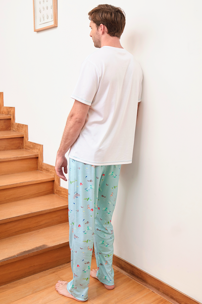 PIJAMA HOMBRE C/PANT AQUA JOY