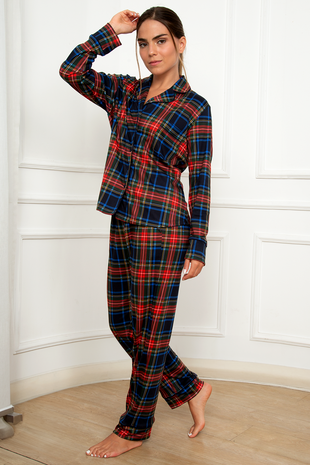 PIJAMA TARTAN PRINT WOMEN