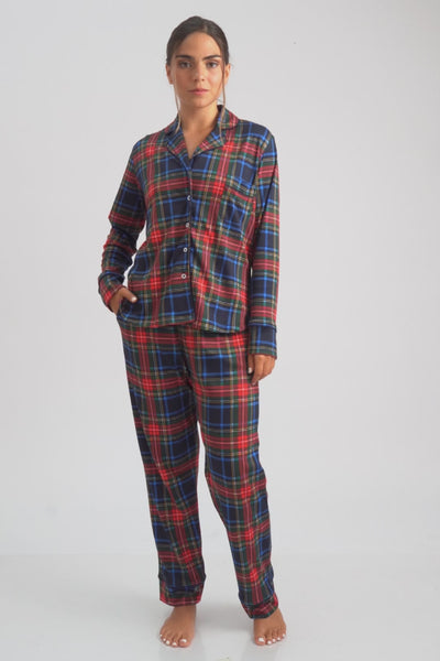 PIJAMA TARTAN PRINT WOMEN