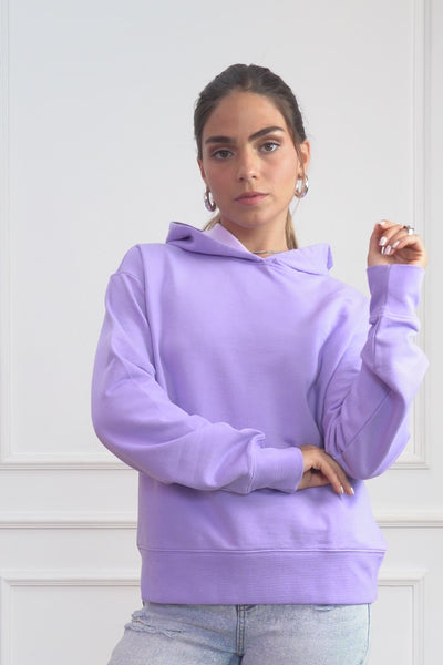 HOODIE VIOLET TULIP