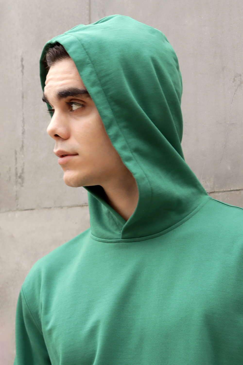 HOODIE WINTER BLOOM GREEN