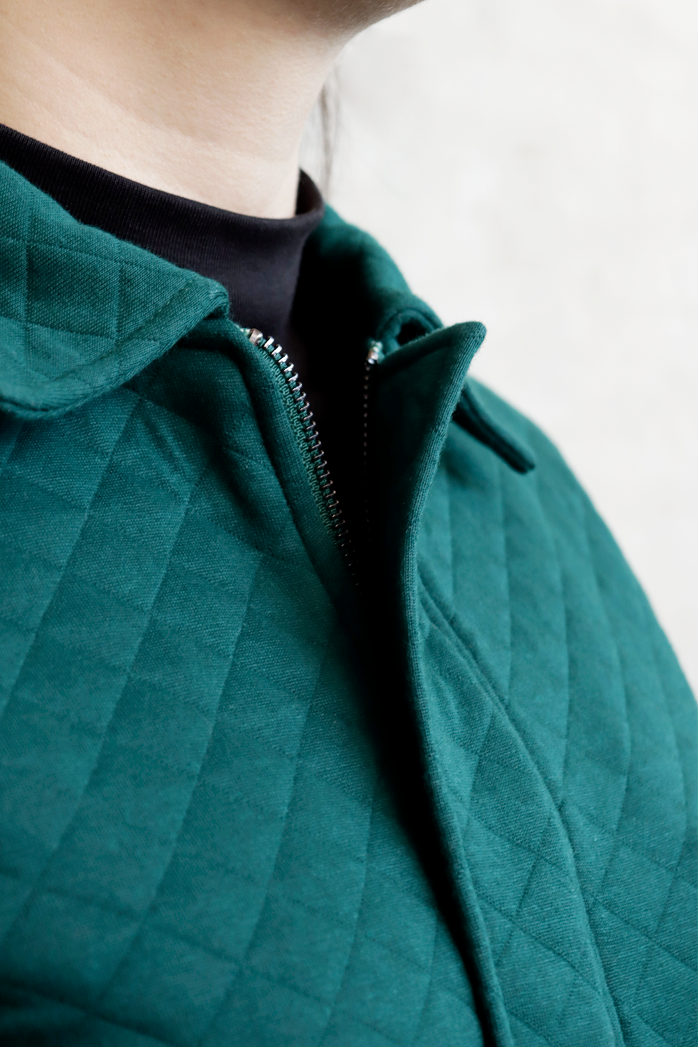 Quilted Jacket Women Green