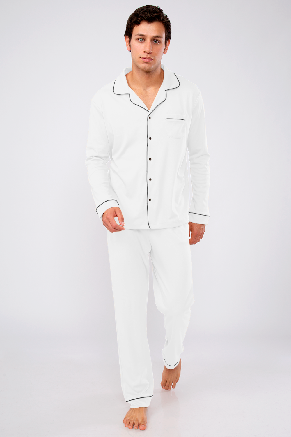 Pijama Classic Men White